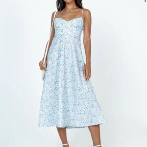 Princess Polly Blue Midi Dress